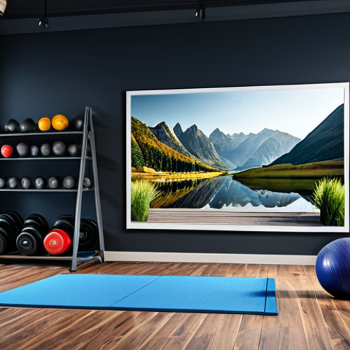 Home 17 Prompt 1: Empowering Home Fitness Space**