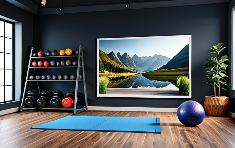 Prompt 1: Empowering Home Fitness Space**