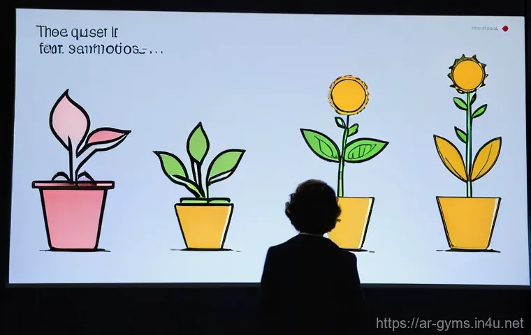 웜업을 위한 슬라이드 디스크 추천 - **Prompt 1: Captivating Opening Slide - The Hook**
    A wide shot of a brightly lit, modern confere...